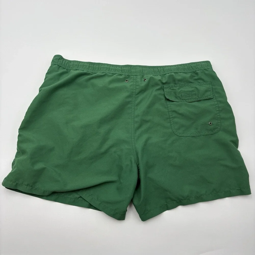 Onward Reserve Men's Green Swim Trunks Size Large Elastic Waist Casual Shorts